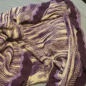 Large purple blanket